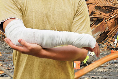 An worker injured in hand workers compensation hand injuries