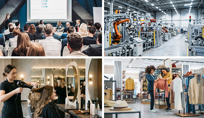 Business insurance for manufacturing, beauty, retail, and other industries