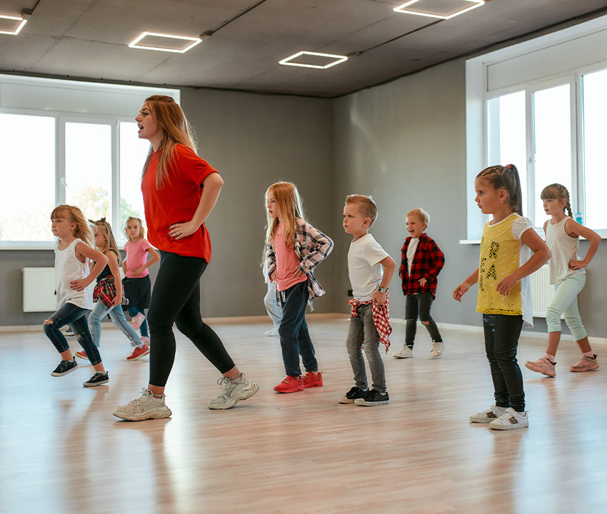 Dance studio risks and safety infographic