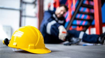 Worker injured badly