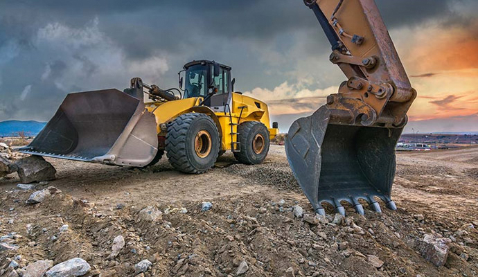 Heavy construction equipment
