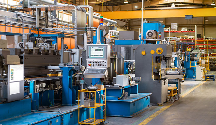 Industrial manufacturing equipment and machinery