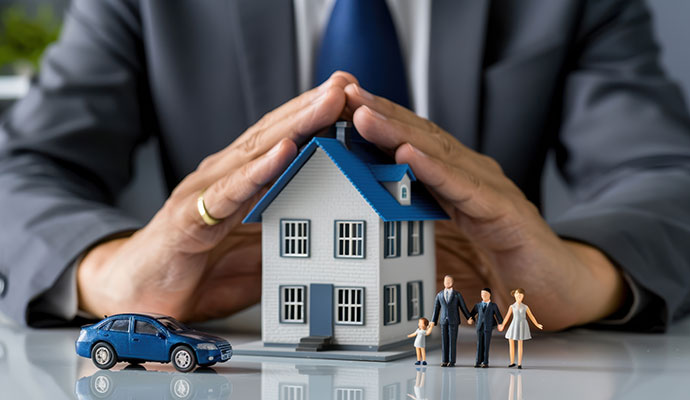 Insurance protection for home, auto, and family
