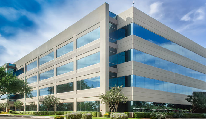 Modern commercial office building