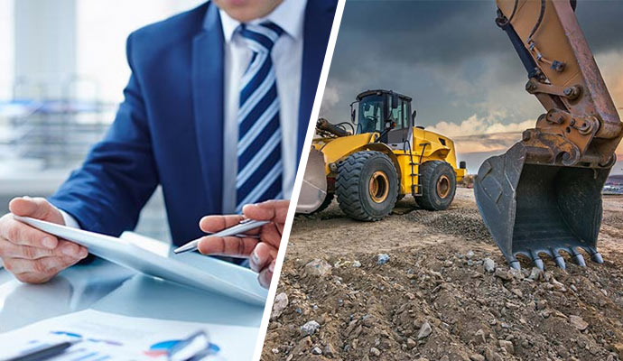 Professional liability insurance and heavy construction equipment