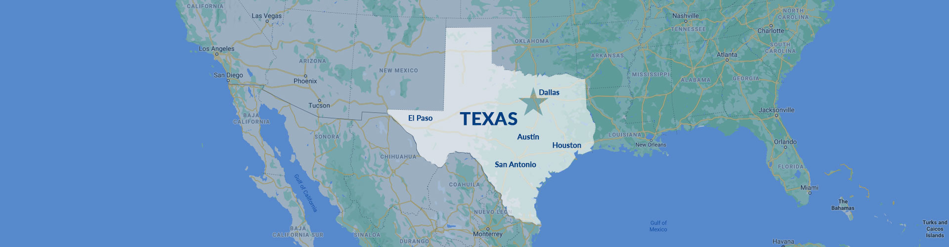 Quote Texas Service Area Map