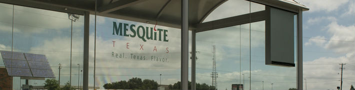 A photo of a transportation stop in Mesquite