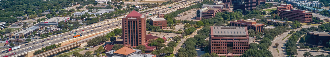 Aerial view of the city of Richardson